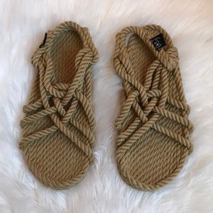 Woven rope sandals